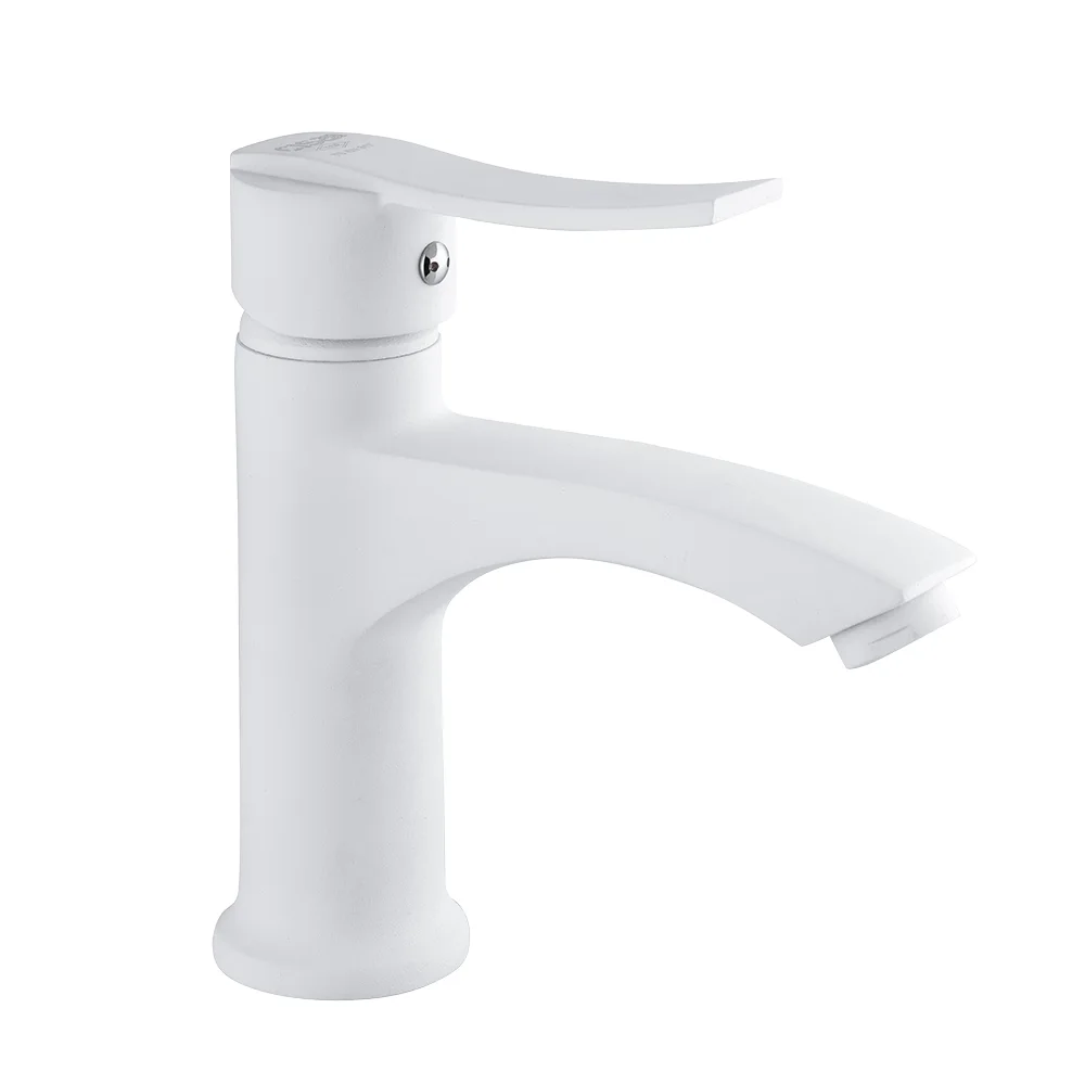 Beyaz Nova Lavabo Bataryası (Kod: 47350) — Banyodurağı