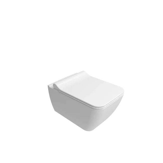 Fold Pro Smart Asma Klozet Taharet Delikli + Ultra Slim Smart Kapak — Banyodurağı