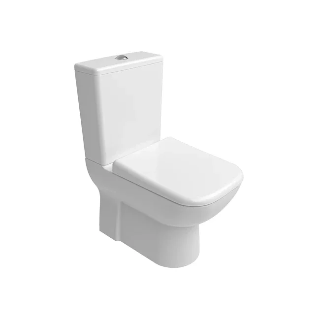 Optimum Köşeli Smart Duvara Sıfır Klozet + Taharet Delikli + Rezervuar + Smart Kapak — Banyodurağı