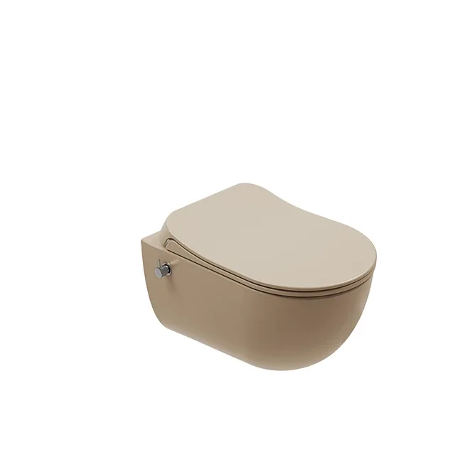 Zero 2.0 Smart Asma Klozet + Ultra Slim Kapak Mat Latte — Banyodurağı